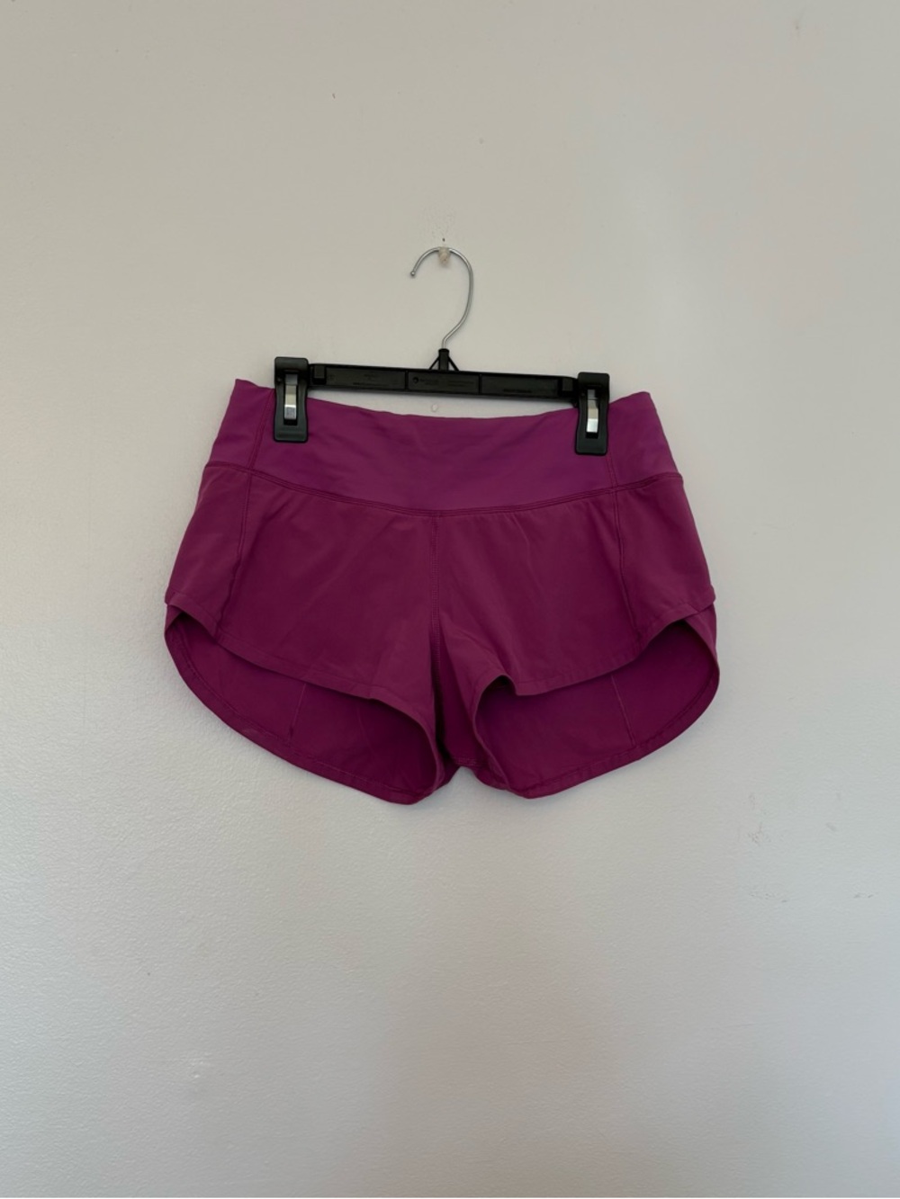 Lululemon speed up shorts. Magenta size 2.
